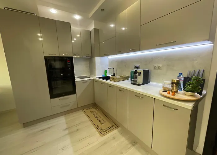 Διαμέρισμα Brand New First Line Sea View 1 Bedroom Μπουργκάς